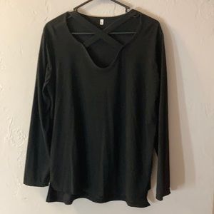 Back long sleeve top